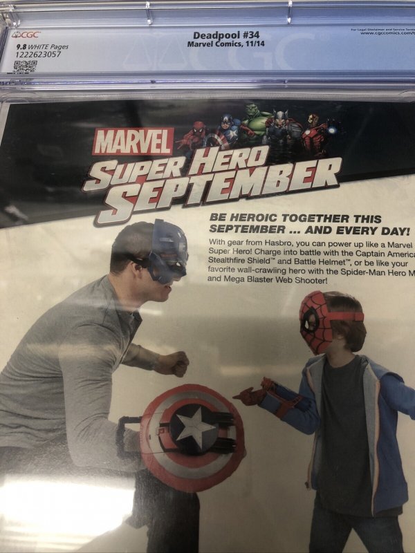 Deadpool (2014) # 34 (CGC 9.8 CGC) Gerry Duggan * Brian Posehn * Marvel Comics