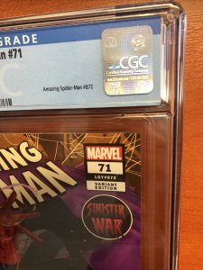 Amazing Spider-Man # 71 (CGC 9.8 WP) Vicentini Variant Cover Census 9!