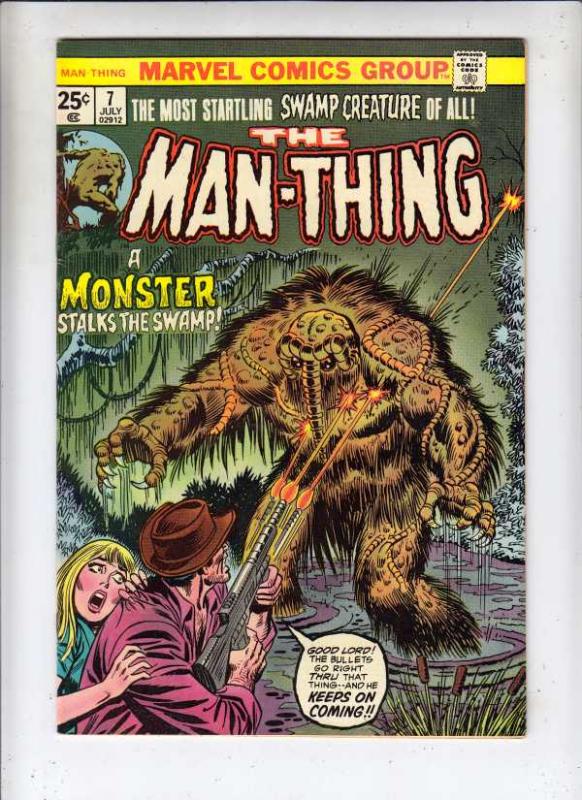 Man-Thing #7 (Jul-74) NM- High-Grade Man-Thing