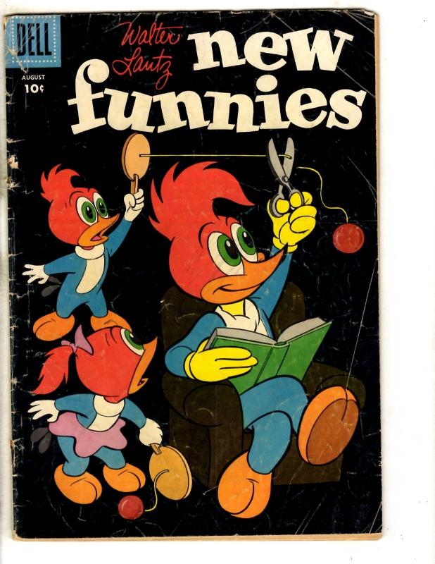 Walter Lantz New Funnies # 234 VG Dell Silver Age Comic Book Woody Woodpeck JL18