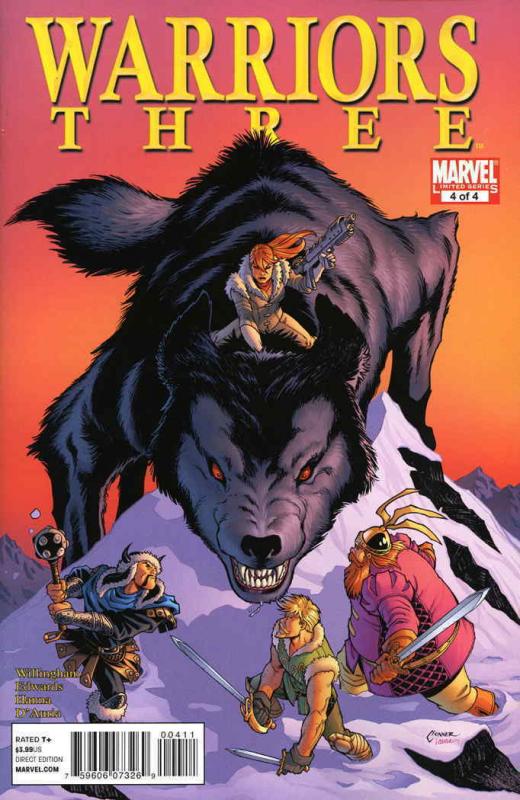 Warriors Three #4 VF/NM; Marvel | save on shipping - details inside