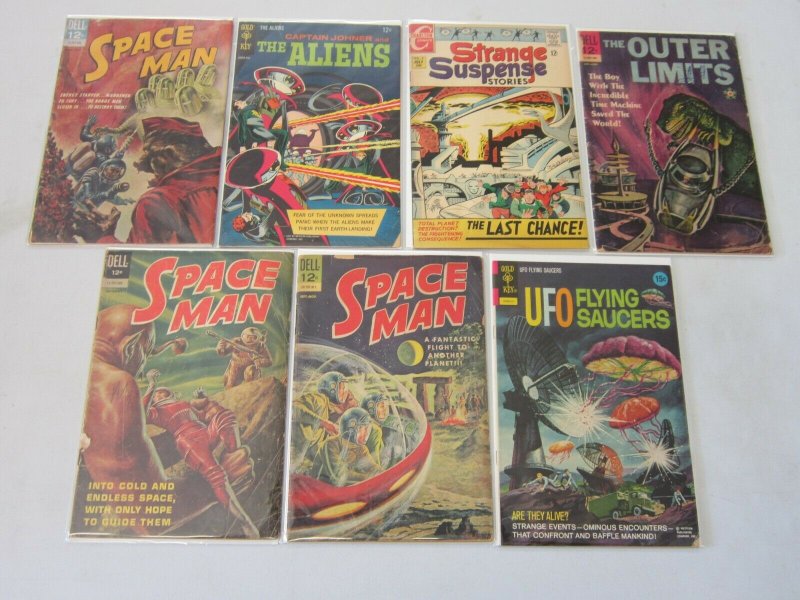 Silver Age Space and Sci-Fi Comic Lot 4.0 VG 7 Different Books