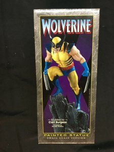 MARVEL PAINTED STATUE SMALL SCALE VERS. WOLVERINE YELLOW COSTUME MIB 3080/3500 