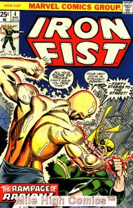 IRON FIST (1975 Series)  (MARVEL) #4 Fair Comics Book