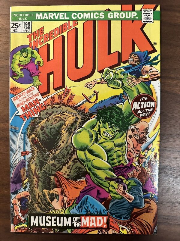 Incredible Hulk #198 VF- The Shangri-La Syndrome! (Marvel 1976) MVS Intact