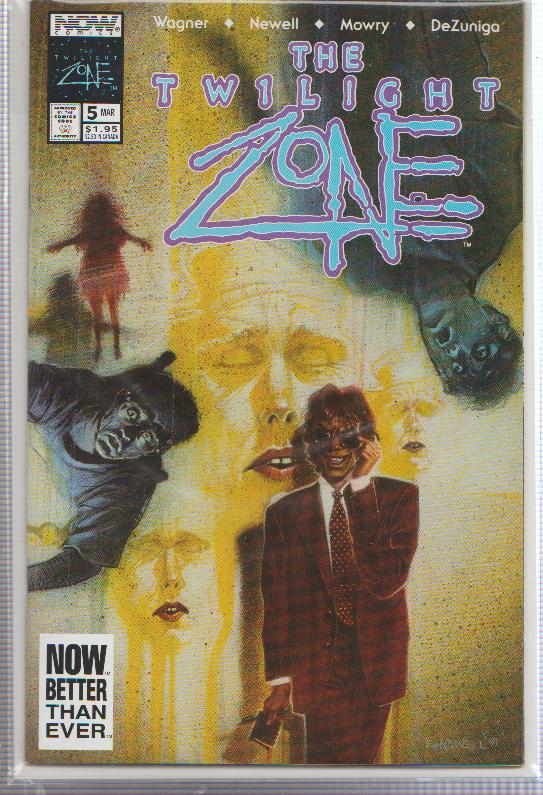 THE TWILIGHT ZONE VOL.#2, ISSUE #5 - NOW COMICS - BAGGED,& BOARDED