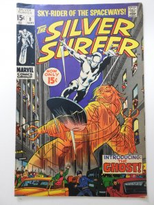 The Silver Surfer #8 (1969) VG- Condition Moisture Stain B/C