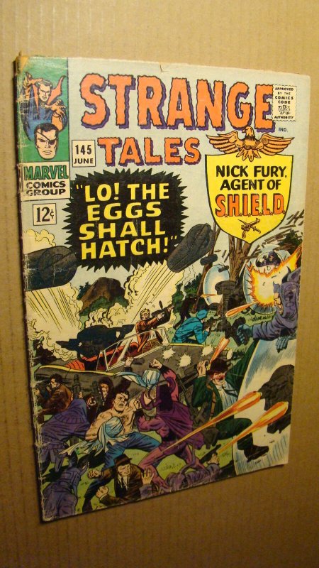 STRANGE TALES 145 *SOLID COPY* NICK FURY SHIELD DOCTOR STRANGE 1965