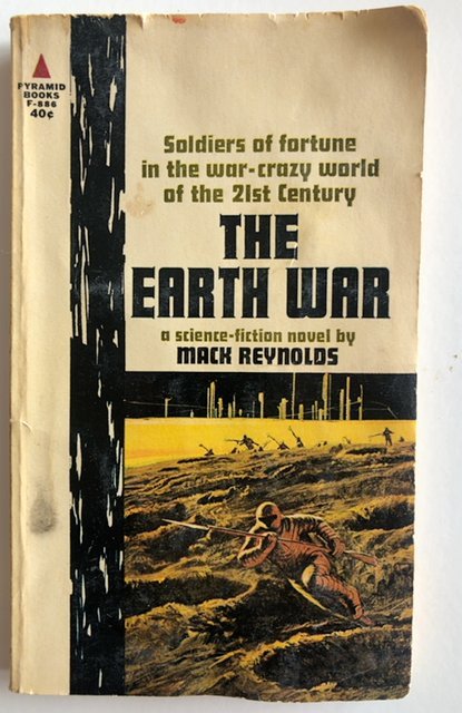 The Earth War,1963,1st Print,fair-water stain