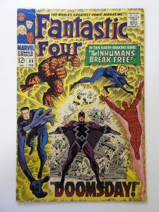 Fantastic Four #59 (1967) FN- Condition! stain bottom right