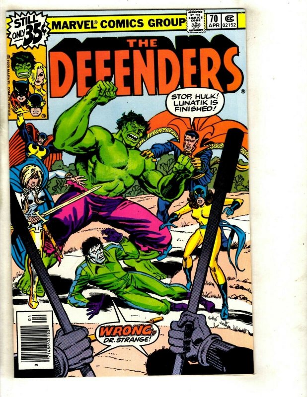 12 Defenders Marvel Comics #59 60 61 62 63 64 65 66 67 68 69 70 Hulk Thor GK15