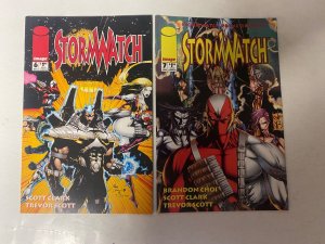 6 StormWatch IMAGE comic books #1 2 6 7 15 16 37 KM28
