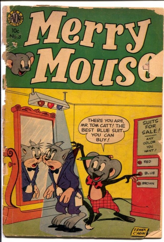 Merry Mouse #3 1953-pre-code rodent humor-FR