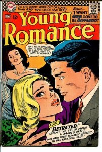 YOUNG ROMANCE #143 1966-DC ROMANCE-BETRAYED!-NICE FN