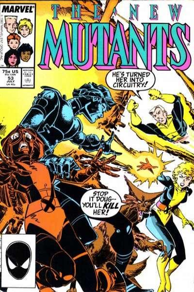 New Mutants (1983 series) #53, VF- (Stock photo)