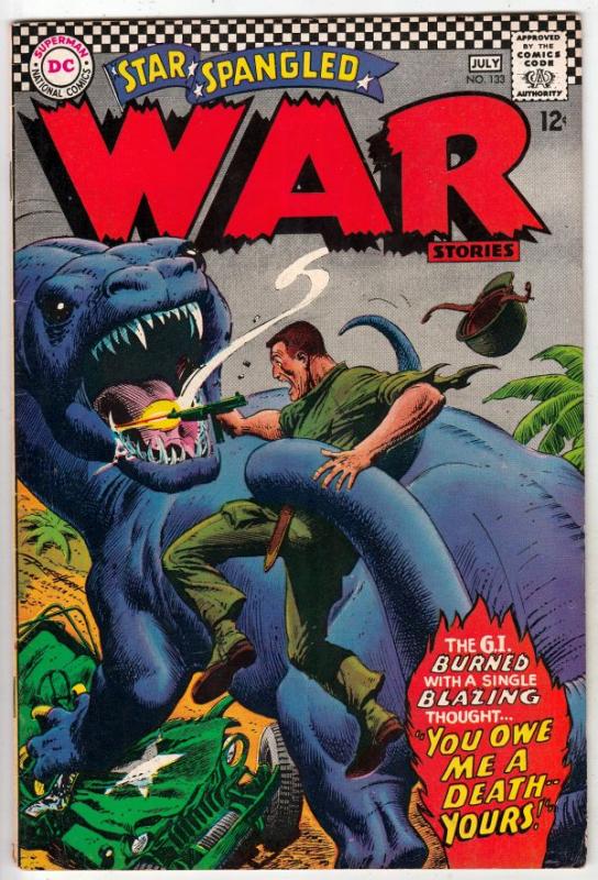 Star Spangled War Stories #133 (Jul-67) FN/VF Mid-High-Grade Dinosaur