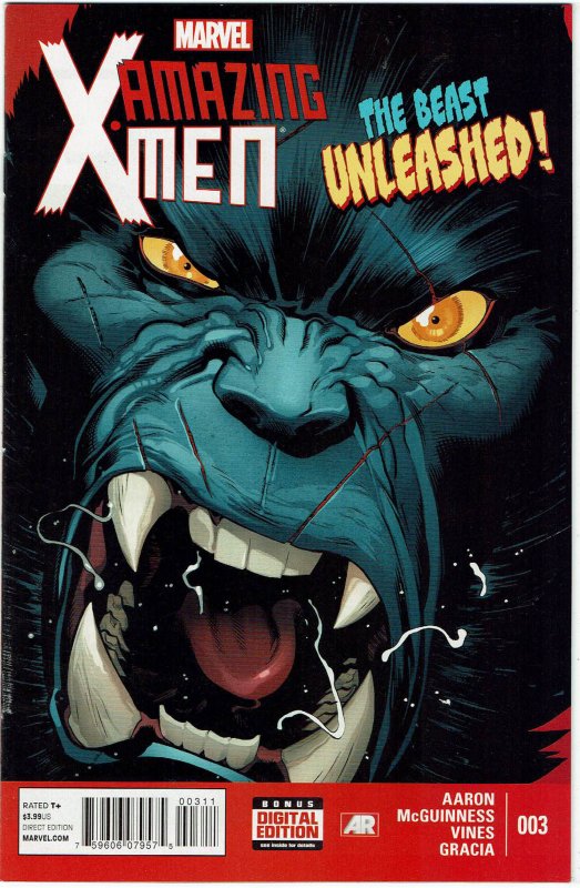 Amazing X-Men #3 (2014 v2) Ed McGuinness Beast Storm NM