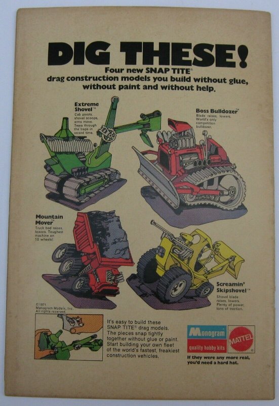 Superboy #189 (Aug 1972, DC), VG condition (4.0), Jonathan Kent hanging cover