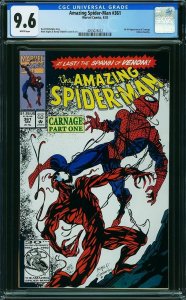 Amazing Spider-Man #361 (1992) CGC 9.6 NM+