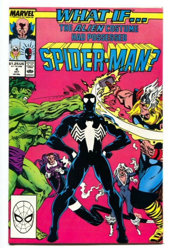What If #4  comic book Venom possess Hulk-Marvel Comics 1989