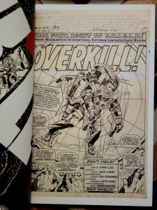 Steranko Nick Fury Agent Of SHIELD Artisan Edition (IDW Marvel 2022) Softcover