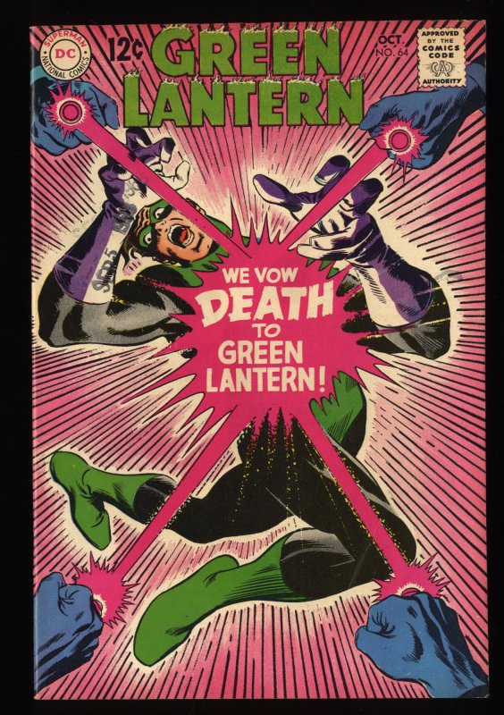Green Lantern #64 FN/VF 7.0 Hector Hammond! DC Comics