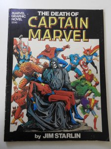 Death of Captain Marvel Marvel Graphic Novel (1982) 1st Print FN Condition!