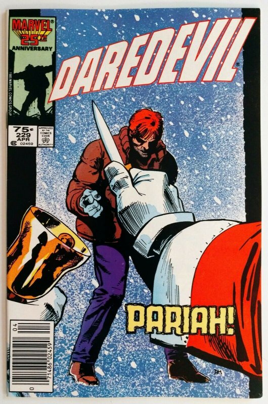 Daredevil #229 NEWSSTAND, 1st appearance of Sister Maggie Murdock