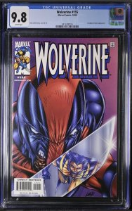 Wolverine 155 CGC 9.8 WHITE Pages Marvel 2000 Rob Liefeld Deadpool Movie MCU