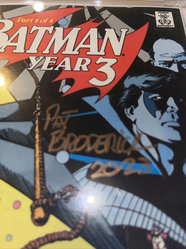 Batman (1989) # 436 (CGC 8.0 SS) Signed Pat Broderick • 1st App Tim Drake