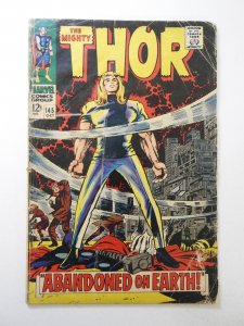 Thor #145 (1967) GD Condition moisture stains