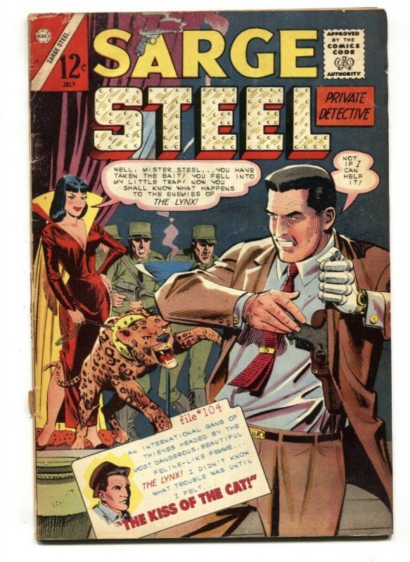 SARGE STEEL #4 1965-Special Agent-CHARLTON comic book