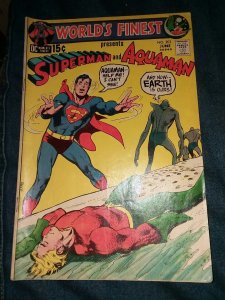 World's Finest 203 1971 VG/FN 5.0 dc comics aquaman batman bronze age appearance