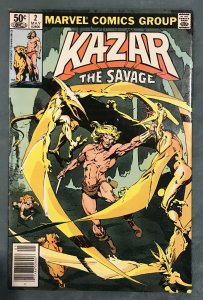 Ka-Zar the Savage #2 Newsstand Edition (1981)