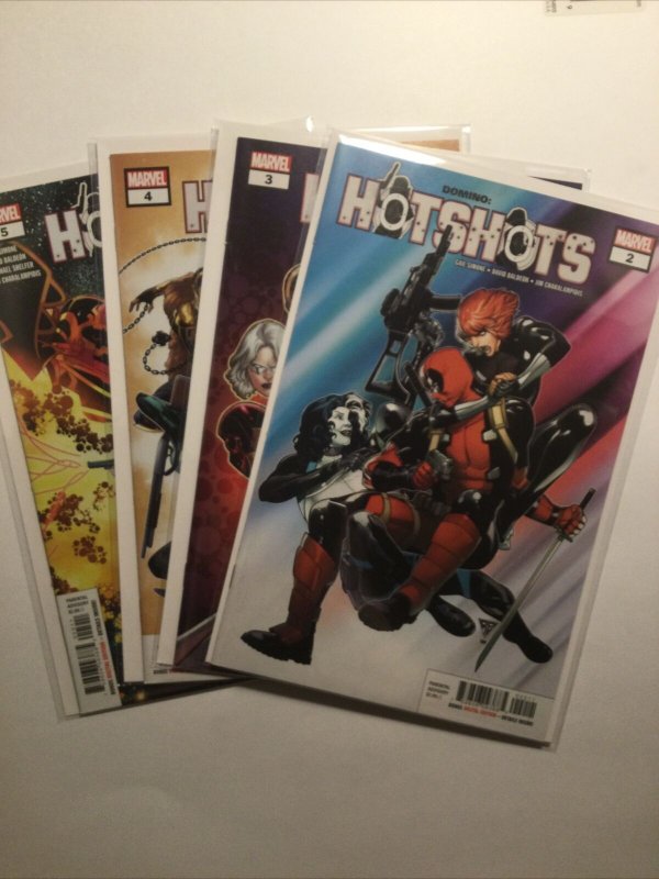 Domino Hotshots 2 3 4 5 Lot Run Set Near Mint Nm Marvel