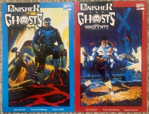 LOT OF 16 PUNISHER GRAPHIC NOVELS: BLOODLINES, G-FORCE, P.O.V., GHOSTS, MORE!