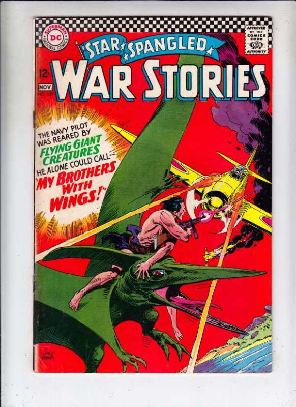 Star Spangled War Stories #129 (Nov-66) VG Affordable-Grade Dinosaur