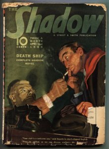 Shadow Apriil 1939--Street & Smith--hero-crime pulp magazine