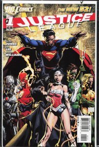 Justice League #1 Finch Cover (2011) Justice League