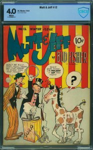 Mutt & Jeff #12 (1943) CBCS 4.0 VG