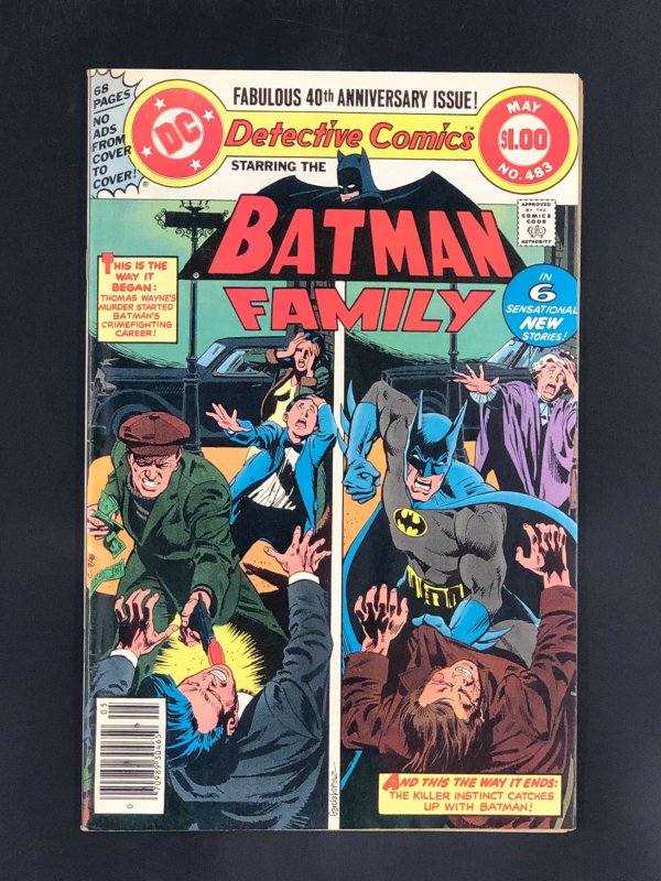 Detective Comics #483 (1979) 1st Appearance of Maxie Zeus, a Mentally-Ill Man