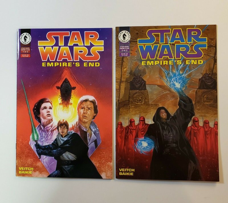 Star Wars Empire's End #1-2 Complete Set #1 FN/VF #2 NM Dark Horse 1995