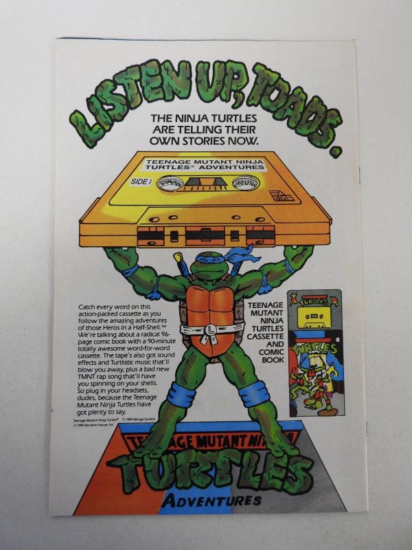 Teenage Mutant Ninja Turtles Adventures #2 (1989) FN+ Condition! Signed no cert