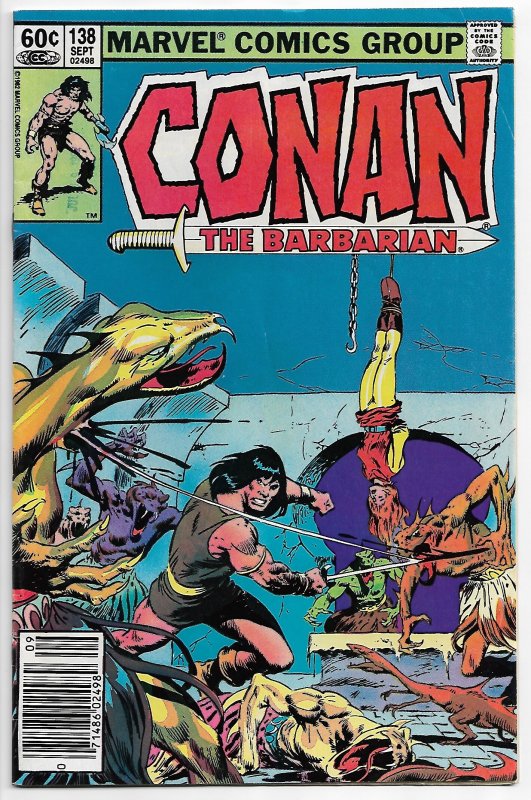 Conan the Barbarian #138 (1982) VF-