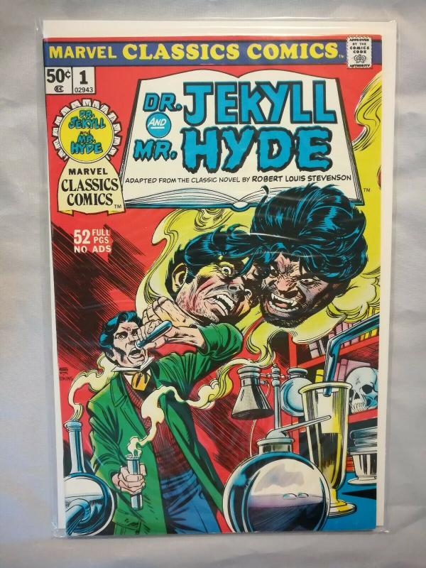 1976 Marvel Classics Comics, Dr. Jekyll And Mr. Hyde, #1 Fine, January