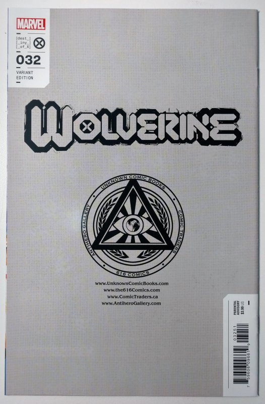 Wolverine #32 (9.6, 2023) Scott Williams Virgin Cover 