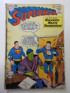 Superman #143 (1961) GD/VG Condition moisture damage