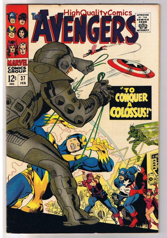 AVENGERS 37, VF/NM, Captain America, Wasp,Don Heck,1963, more in store