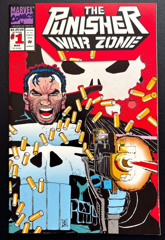 The Punisher: War Zone #1 VF/NM (1992) John Romita Jr. Art