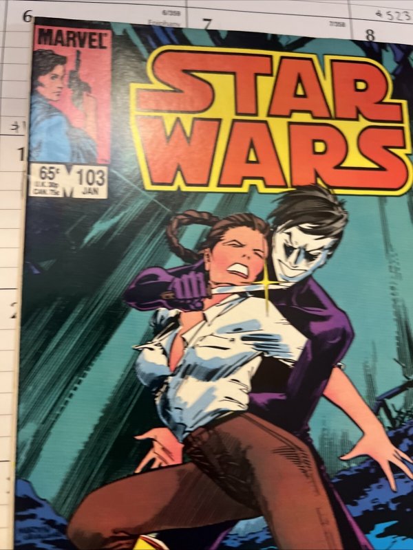 Star Wars #103 VF Martin Princess Leia Den Siva Marruc Low Print Late Issue.